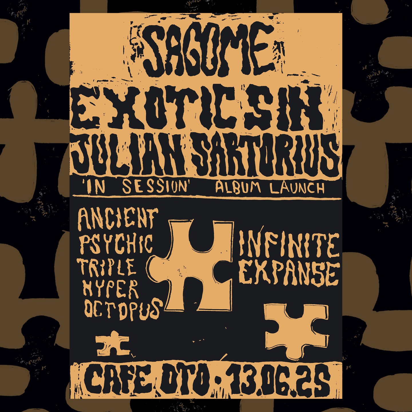 June 2025 - Exotic Sin & Julian Sartorius, Ancient Psychic Triple Hyper Octopus & Infinite Expanse (dj) - Cafe OTO, London